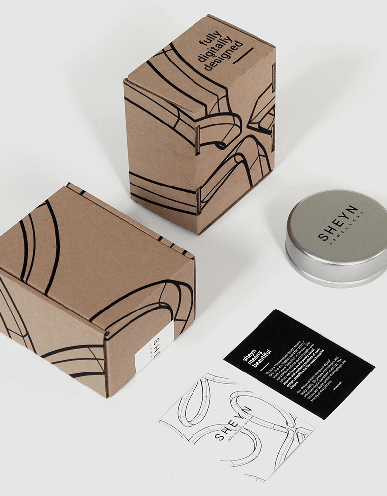 SHEYN packaging design